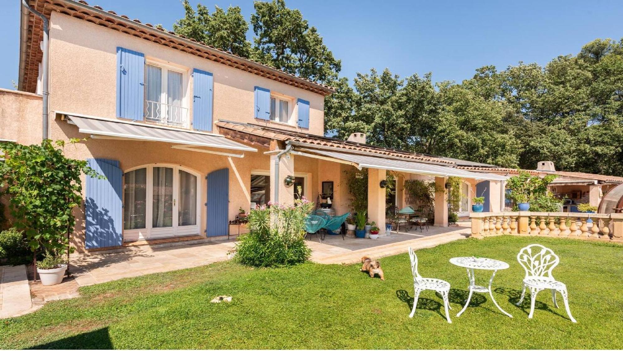 Chambre Et Table D'Hotes Villa Pomponette Nans-les-Pins Exterior foto